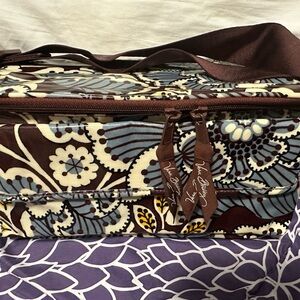 Flowered Paisley Vera Bradley Insulated Thermal Cooler Lunch Bag Tote